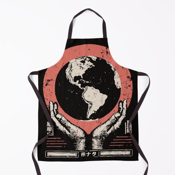 Item preview, Conceptual Earth – Hands Holding Planet with Japanese Sun designed and sold by TuncGK.