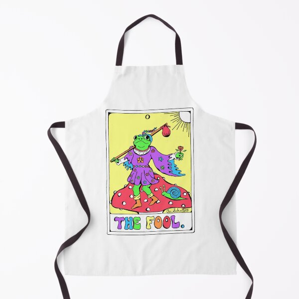Item preview, The Fool Tarot Card Frog and Snail Rainbow Whimsical Original Art Illustration designed and sold by Intergalactic Unicorn: Art by Anna Schmidt.