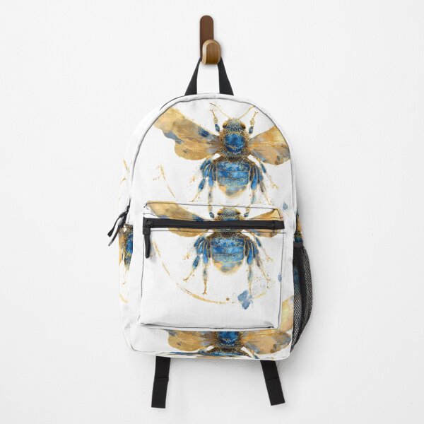 Item preview, Golden Bee Watercolor Art - Honeybee Nature Wildlife Illustration designed and sold by Kollibri.