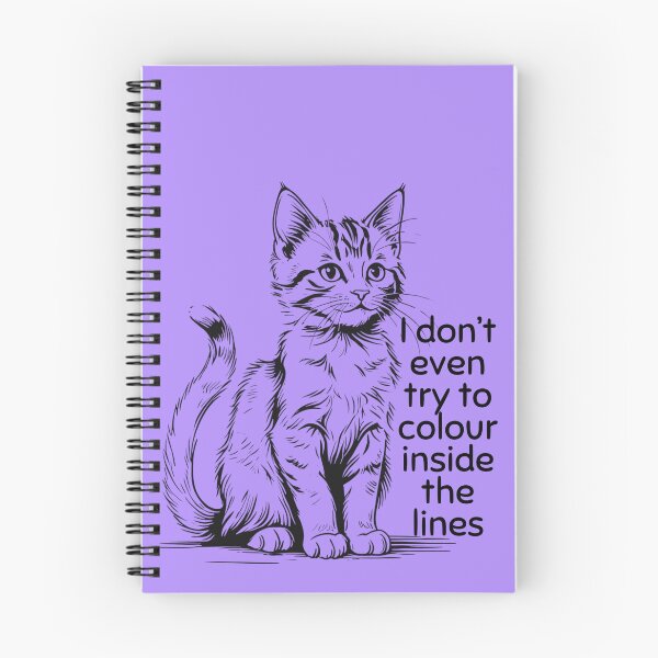 Item preview, Rude kittens - I don't even try to colour inside the lines designed and sold by TalkingHerds.