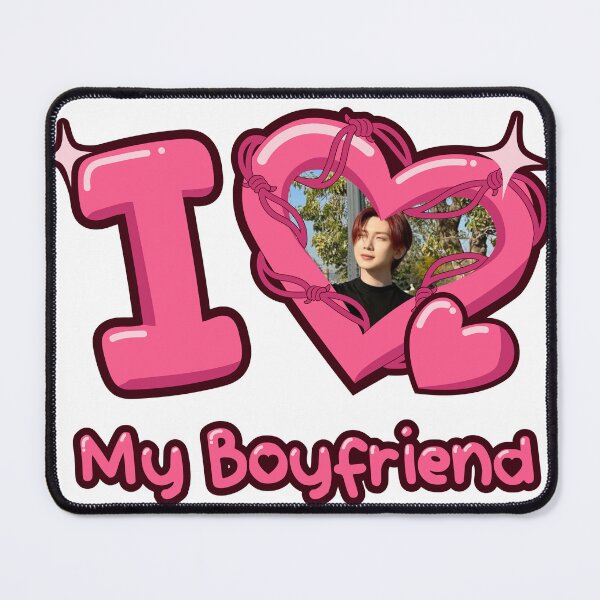 Item preview, Kpop Ateez I Heart My Boyfriend - Yeosang designed and sold by Strawb3aryBunny.