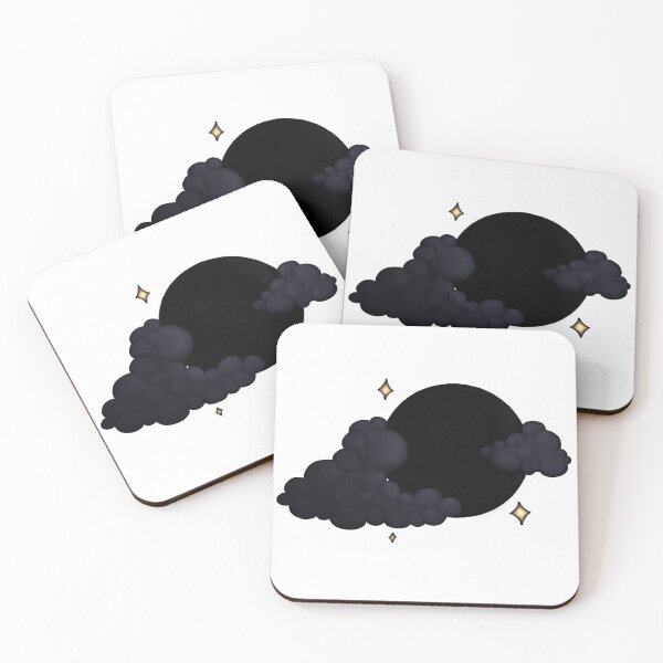 Artikelvorschau, Neumond mit Wolken entworfen und verkauft von rowanmakesart.