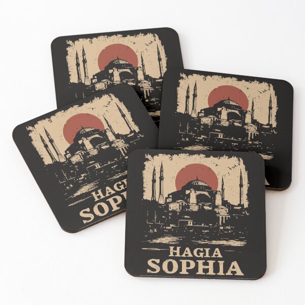 Item preview, Hagia Sophia – Historic Landmark in Retro Propaganda Style designed and sold by TuncGK.