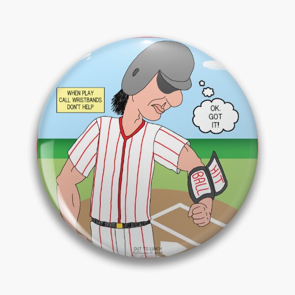 Item preview, When Play Call Wristbands Don't Help designed and sold by Out to Lunch Cartoons and More.