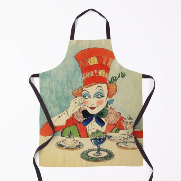 Item preview, Whimsical Mad Hatter Tea Party – Vintage Alice in Wonderland Illustration designed and sold by dawnleblanc55.