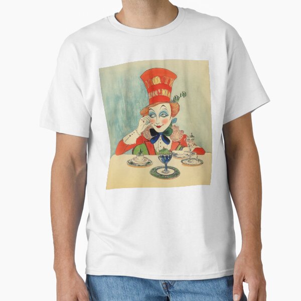 Item preview, Whimsical Mad Hatter Tea Party – Vintage Alice in Wonderland Illustration designed and sold by dawnleblanc55.
