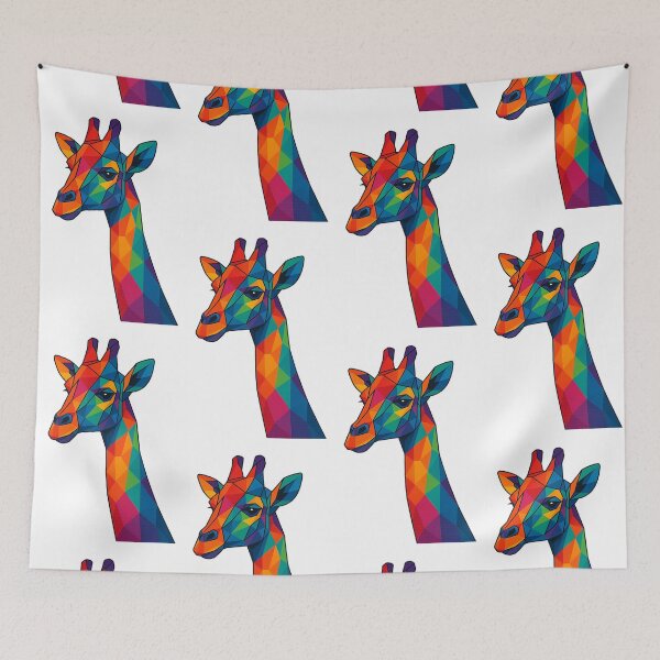 Item preview, Prismatic Giraffe Neck/Head designed and sold by TheWonkyEaselCo.