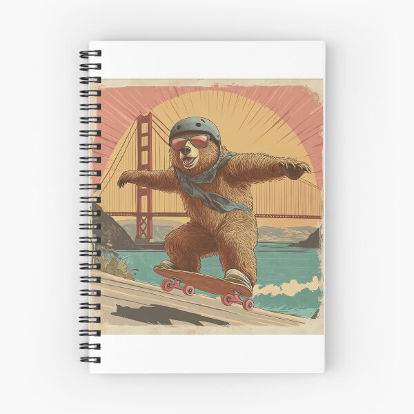 Item preview, San Francisco Skate Boarding Bear designed and sold by juleseastbitch.