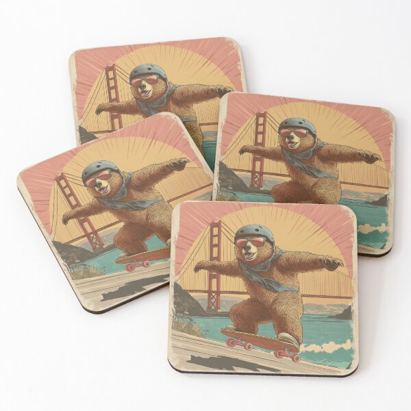 Item preview, San Francisco Skate Boarding Bear designed and sold by juleseastbitch.