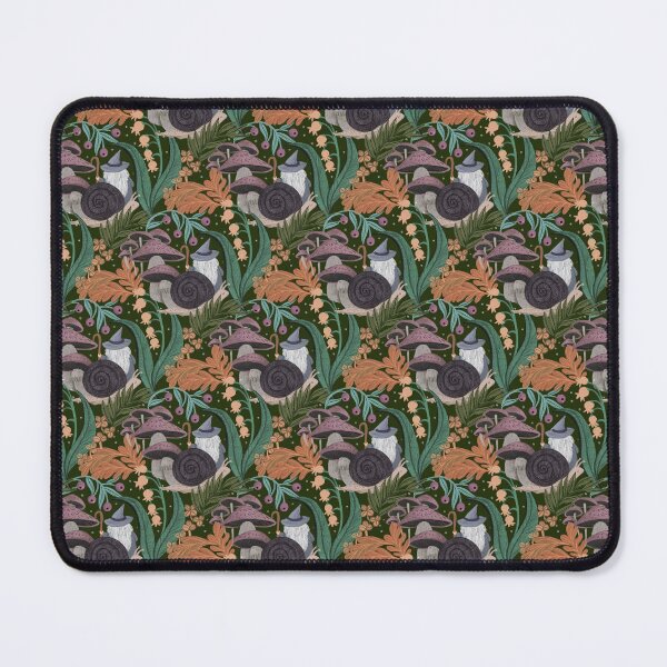 Item preview, Whimsical Gnome Wizard Forest Pattern Cottagecore Snails, Mushrooms & Magic Jemma Jamie Skidmore  designed and sold by Jemma Jamie Skidmore.