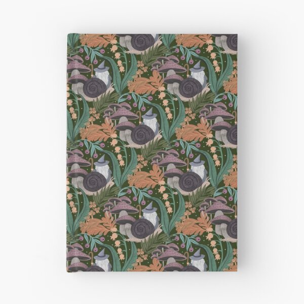 Item preview, Whimsical Gnome Wizard Forest Pattern Cottagecore Snails, Mushrooms & Magic Jemma Jamie Skidmore  designed and sold by Jemma Jamie Skidmore.