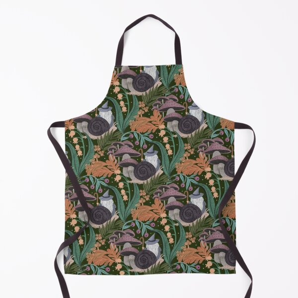 Item preview, Whimsical Gnome Wizard Forest Pattern Cottagecore Snails, Mushrooms & Magic Jemma Jamie Skidmore  designed and sold by Jemma Jamie Skidmore.