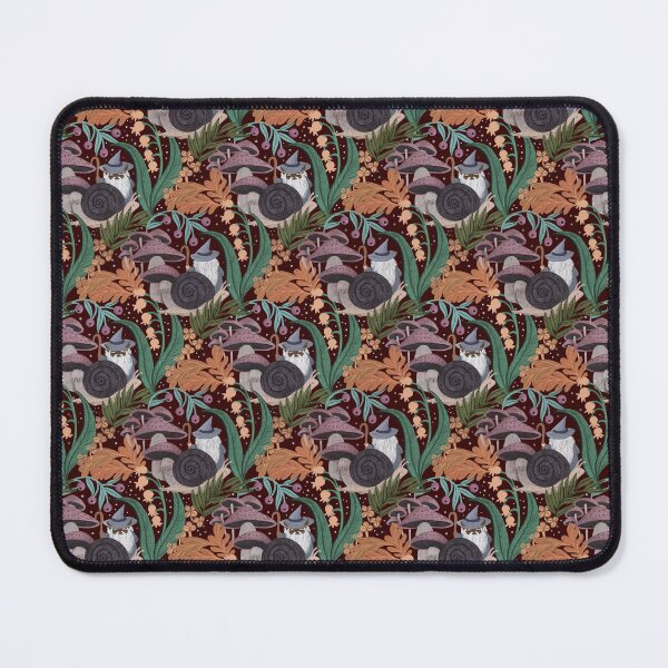 Item preview, Whimsical Wizard Forest Pattern Cottagecore Snails, Mushrooms & Magic Jemma Jamie Skidmore  designed and sold by Jemma Jamie Skidmore.
