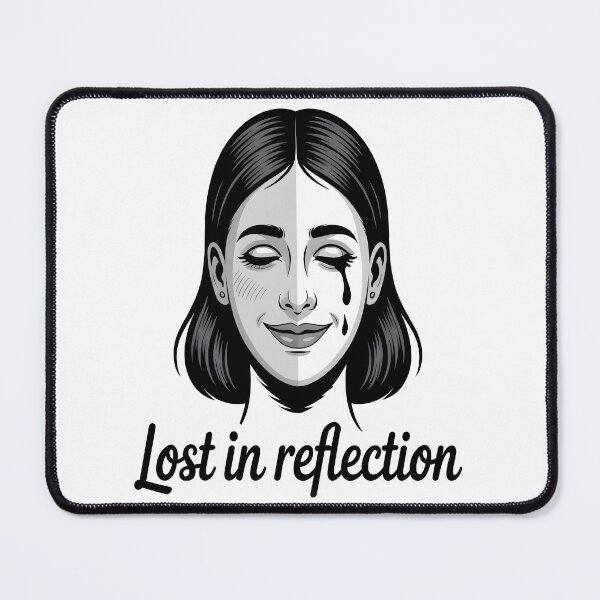 Item preview, Lost in Reflection – Dual Emotion Portrait designed and sold by stylishsketcher.