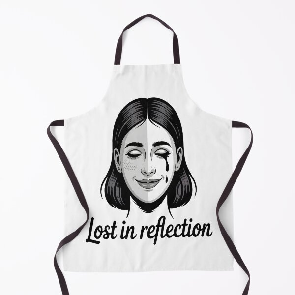 Item preview, Lost in Reflection – Dual Emotion Portrait designed and sold by stylishsketcher.