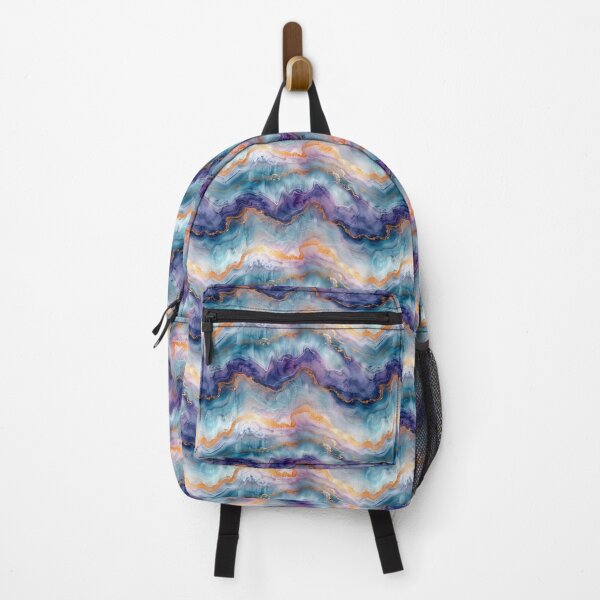 Item preview, Abstract Agate Marble with Purple, Blue, and Gold designed and sold by NTGUILTY.