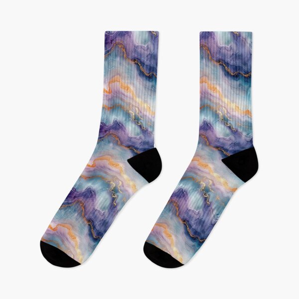 Item preview, Abstract Agate Marble with Purple, Blue, and Gold designed and sold by NTGUILTY.