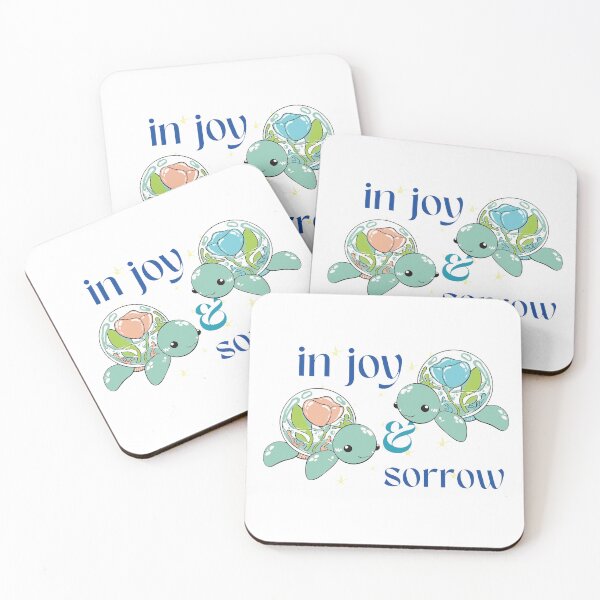 Item preview, In Joy And Sorrow- Cute Turtles designed and sold by MilabArt.