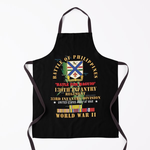 Item preview, Army - Battle for Philippines - 130th Infantry Regiment - 33rd Infantry Division w PAC - PHIL SVC X 300 designed and sold by Military Insignia Products.