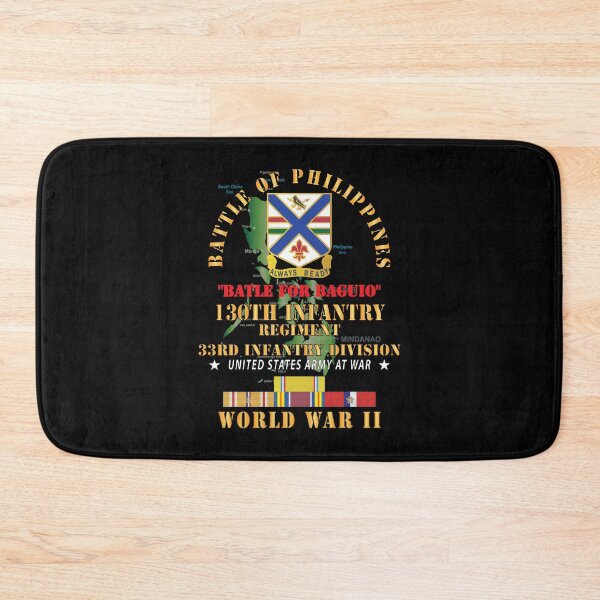 Item preview, Army - Battle for Philippines - 130th Infantry Regiment - 33rd Infantry Division w PAC - PHIL SVC X 300 designed and sold by Military Insignia Products.