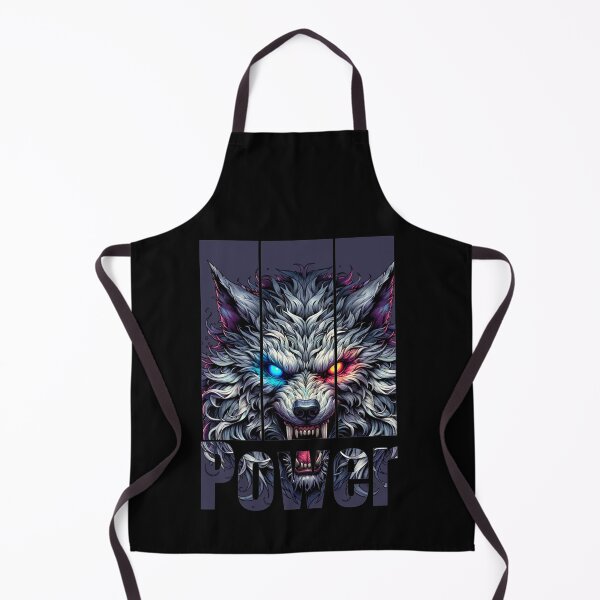 Item preview, Fierce Dual-Eyed Wolf – Power Unleashed Graphic Design designed and sold by Karim-Karem.