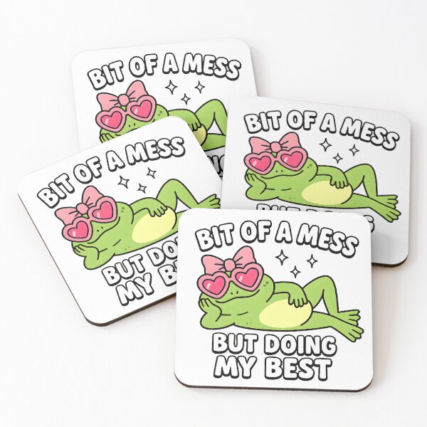 Item preview, Sweet Frog - Bit of a mess but doing my best designed and sold by Channel1Design.