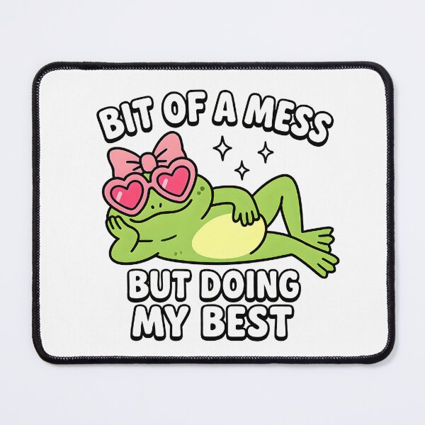 Item preview, Sweet Frog - Bit of a mess but doing my best designed and sold by Channel1Design.