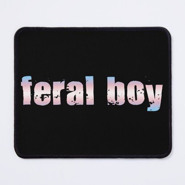 Item preview, Feral Boy Trans Pride Flag Pride Graphic Print LGBTQIA designed and sold by Feral Designs by Lauren Elisabeth.
