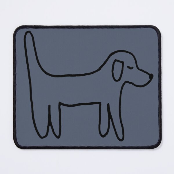 Item preview, Dog - Minimalist hand drawing on gray designed and sold by Vision Illustrated.