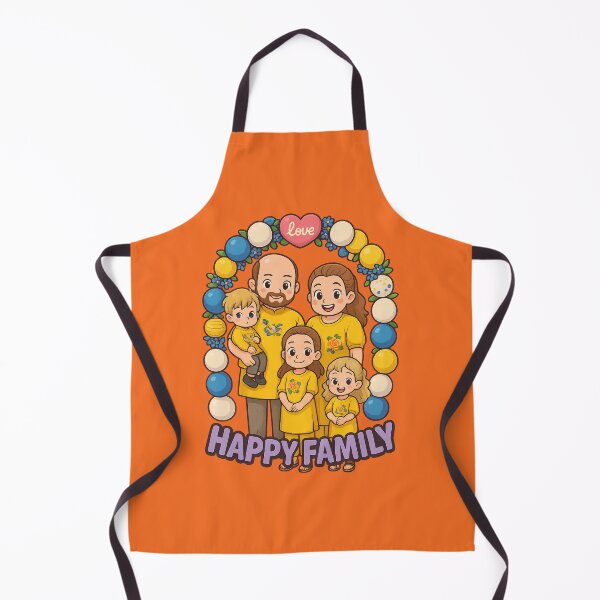 Item preview, Happy Family of 5 Members designed and sold by DopamineBee.