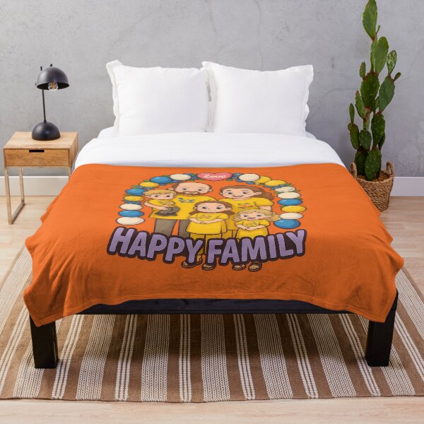 Item preview, Happy Family of 5 Members designed and sold by DopamineBee.