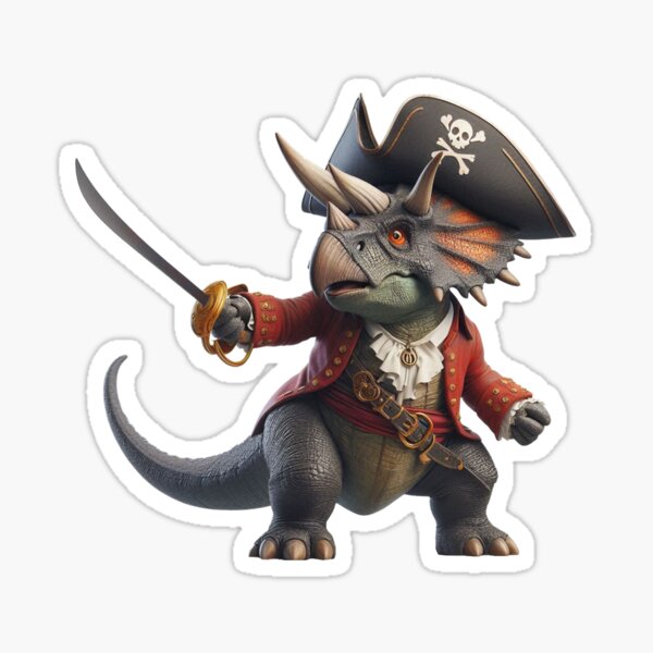 Item preview, Pirate Animals * Triceratops 1 designed and sold by Toeffelshop.