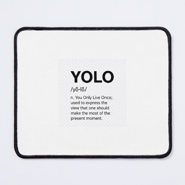 Item preview, Simply YOLO - You Only Live Once designed and sold by Rocketbuzz.