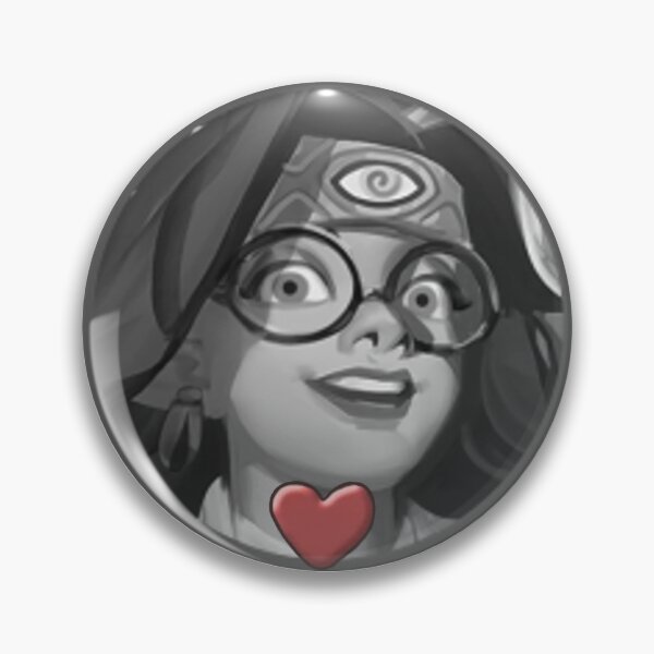 Item preview, Elouisa Romance Pin/Sticker designed and sold by GenderlessKris.