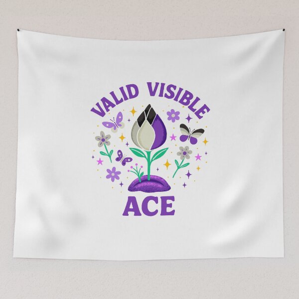Item preview, Asexual Pride Flower - Light designed and sold by marielmoreya.