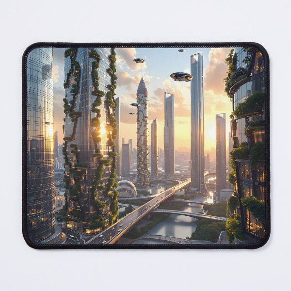 Item preview, Vertical Eden: A Futuristic Urban Oasis designed and sold by oanaunciuleanu.
