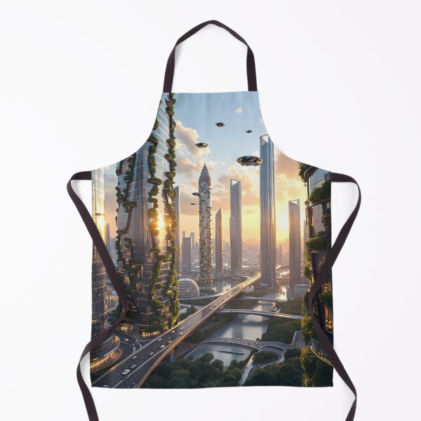 Item preview, Vertical Eden: A Futuristic Urban Oasis designed and sold by oanaunciuleanu.