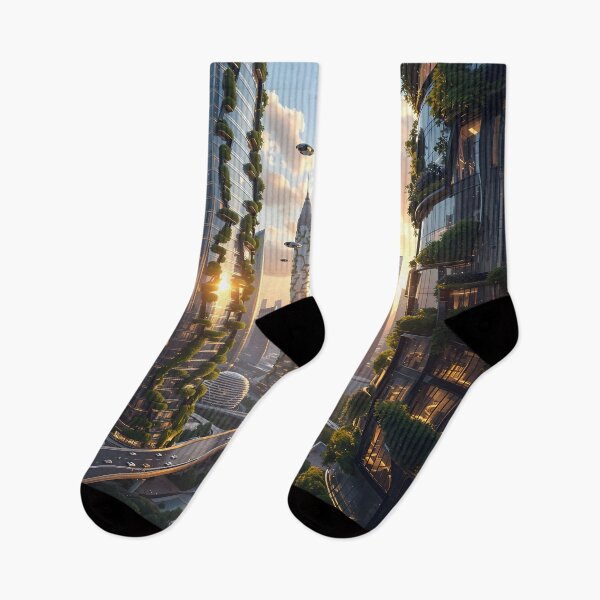 Item preview, Vertical Eden: A Futuristic Urban Oasis designed and sold by oanaunciuleanu.