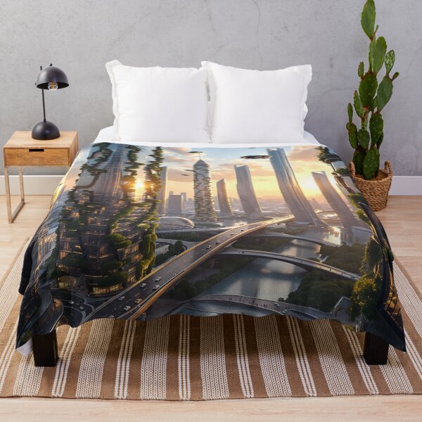 Item preview, Vertical Eden: A Futuristic Urban Oasis designed and sold by oanaunciuleanu.