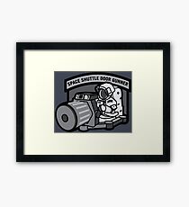 Space Shuttle Door Gunner Framed Print