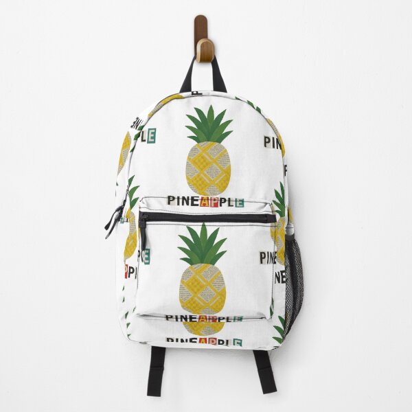 Item preview, Retro Collage Pineapple Typography – Fun Summer Fruit designed and sold by KateVil.