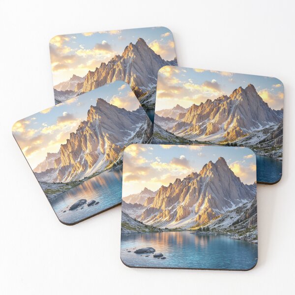 Item preview, Golden Peaks at Dawn designed and sold by oanaunciuleanu.