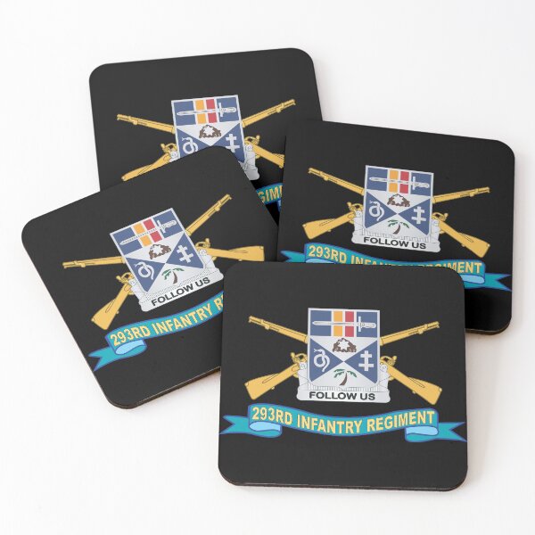 Item preview, Army - 293rd Infantry Regiment - DUI w Br - Ribbon X 300 designed and sold by Military Insignia Products.