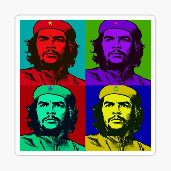 Item preview, Che Guevara Multicolor Grid Art designed and sold by The Wise Fortress.