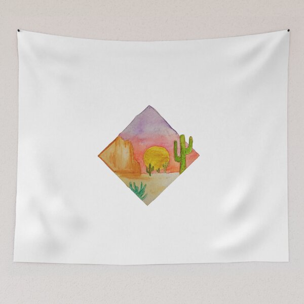 Item preview, Colorful Desert Watercolor designed and sold by ReaLivingCo.