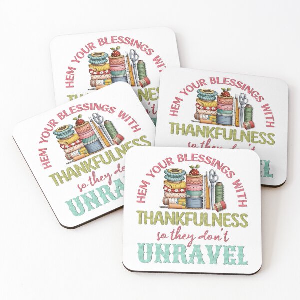 Item preview, Hem Your Blessings – Sewing Quote & Notions designed and sold by Hearts Of Appalachia.