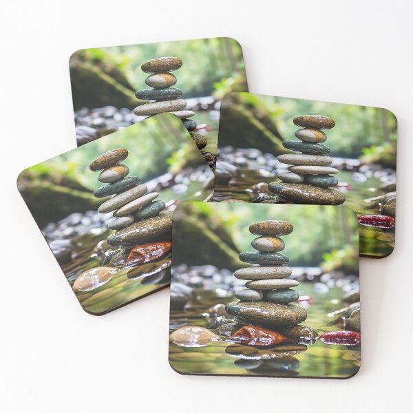 Item preview, Zen Stacked Rocks designed and sold by Myra365Art.