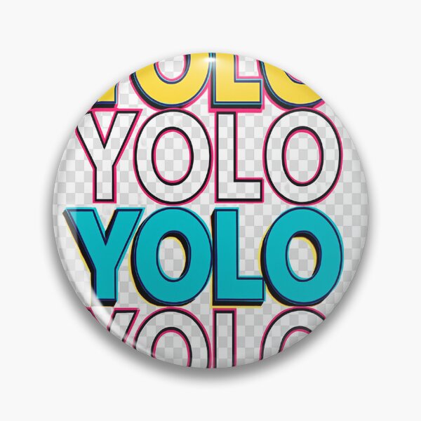 Item preview, Vibrant YOLO - You Only Live Once designed and sold by Rocketbuzz.