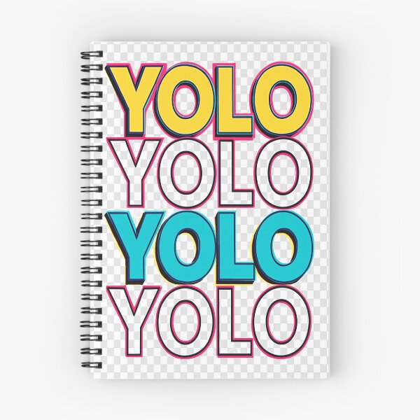 Item preview, Vibrant YOLO - You Only Live Once designed and sold by Rocketbuzz.
