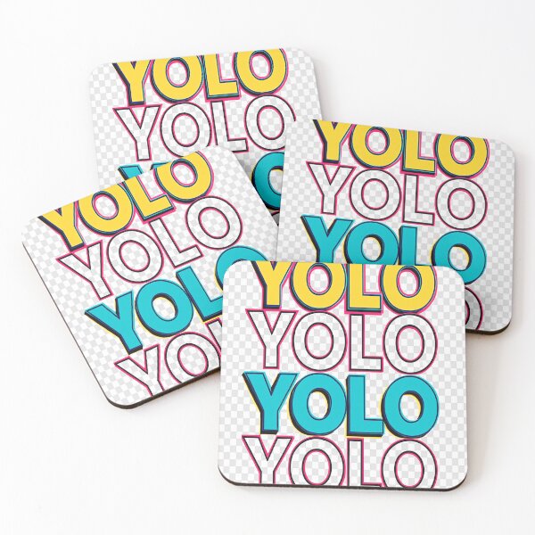 Item preview, Vibrant YOLO - You Only Live Once designed and sold by Rocketbuzz.